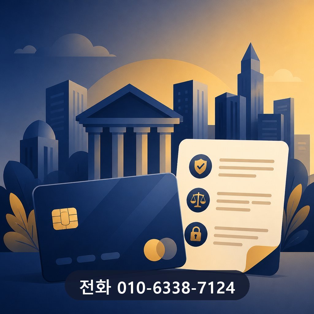 우리카드 카드깡 카드사 약관 확인 이미지 · 문의 010-6338-7124