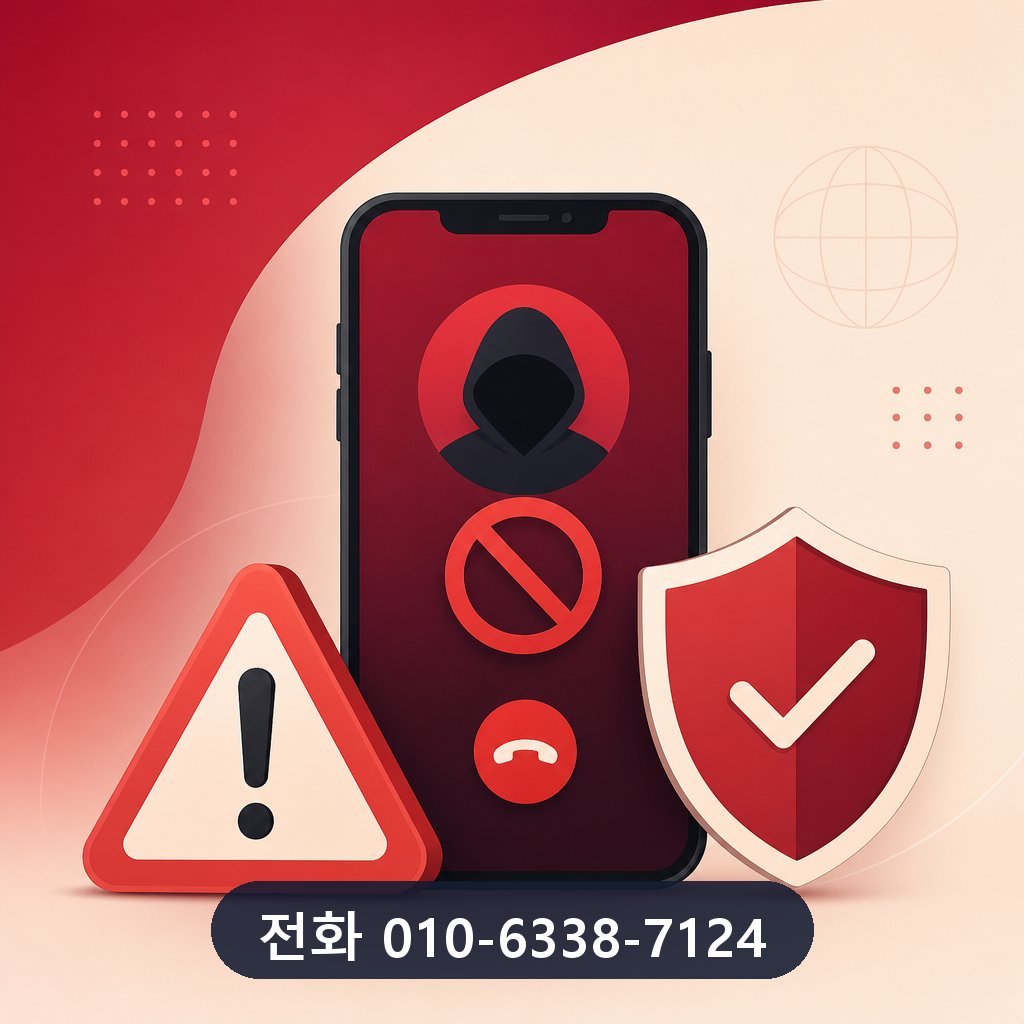 우리카드 카드깡 피해 예방 주의사항 이미지 · 문의 010-6338-7124